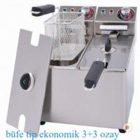 3-3 LT Elektrikli Fritöz Sanayi tipi 220v Kampanyalı