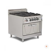 Empero 4 gözlü Gazlı Kuzine Ocak Fırınlı